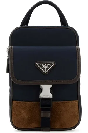 Prada Rygsæk med trekantet logo i emalje