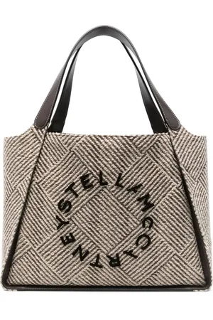 Stella McCartney Tote med logo-applikation