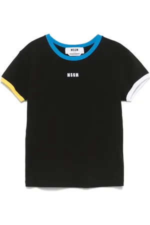 Msgm T-shirt med logobroderi
