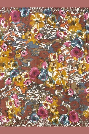 Loro Piana Tørklæde med blomstertryk