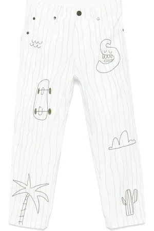 Stella McCartney Jeans med skaterboard-tryk