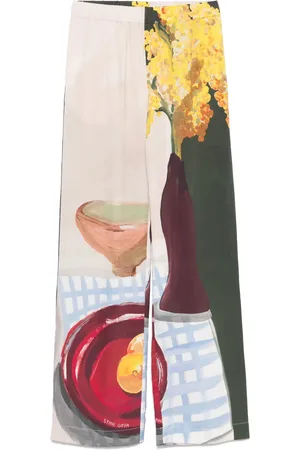 STINE GOYA Lemons On A Plate bukser