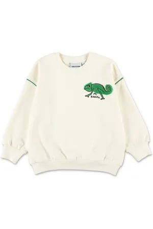 Mini Rodini Sweatshirt i chenille med firbeneffekt