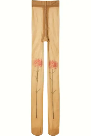 Simone Rocha Carnation tights