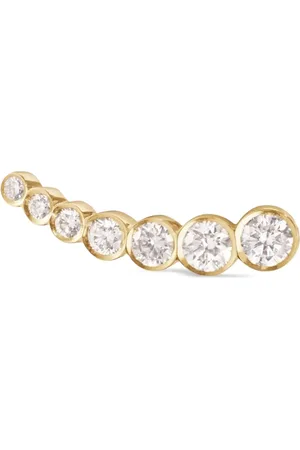 SOPHIE BILLE BRAHE Petite Croissant De Lune-diamant-øreringe i 18 karat guld