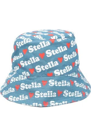 Stella McCartney Bøllehat med logomønster