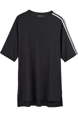 Y-3 X stribet T-shirt i bomuld