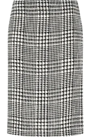GIANLUCA CAPANNOLO Houndstoothmønstret pencilnederdel