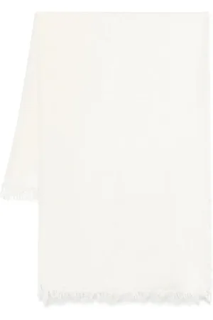 D.EXTERIOR Finstrikket tørklæde med lurex-detalje