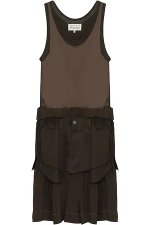 Maison Margiela Mellemlang poplinkjole