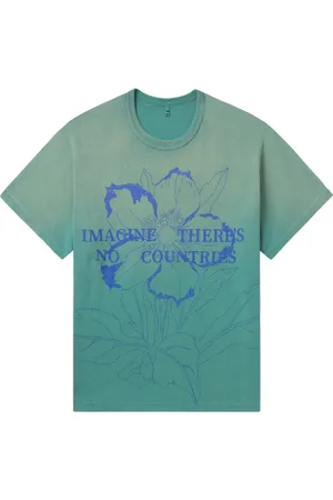 KHOKI T-shirt med blomstertryk