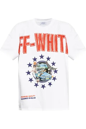 OFF-WHITE T-shirt i bomuld med grafisk logotryk