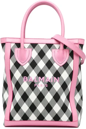 Balmain Ternet B-Army 26 Shopping satchel-taske i lærred fra 2020-2024