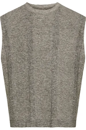 Maison Margiela Chiné-strikket tanktop