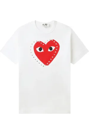 Comme des Garçons T-shirt med hjertetryk