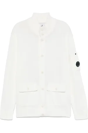 C.P. Company Cardigan med linsedetalje