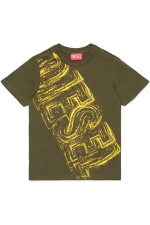 Diesel T-shirt med falmet logotryk