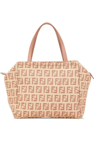 Fendi Mini Zucchino Canvas håndtaske fra 2000-2010