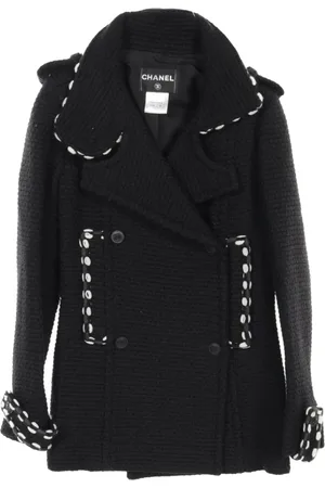 CHANEL Peacoat i tweed fra 1986-1988