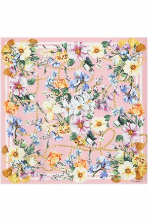 Dolce & Gabbana Tørklæde med blomstertryk