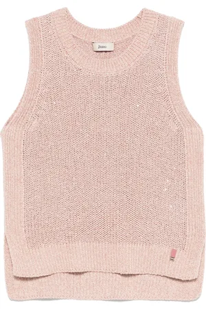 HERNO Vest med paillet-udsmykning