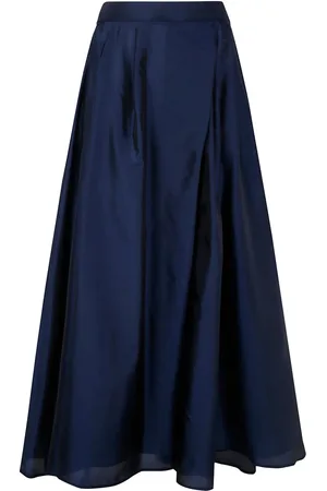 Emporio Armani Lang satinnederdel