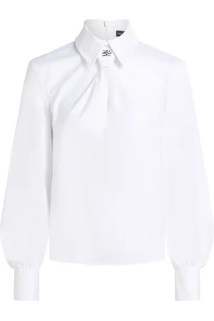 Karl Lagerfeld Bluse med binde-detalje