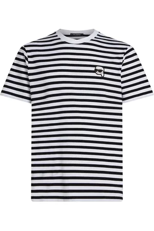 Karl Lagerfeld Ikon stribet T-shirt