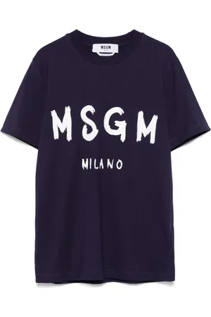 Msgm T-shirt med logotryk