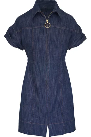 AKRIS Kort kjole i denim