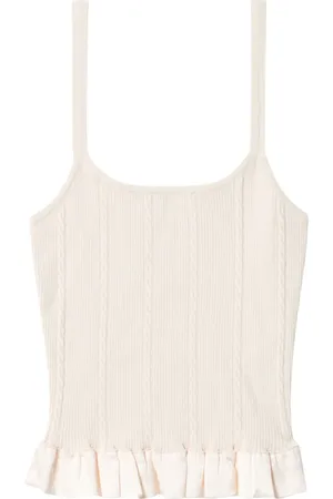 Claudie Pierlot Tanktop med flæser