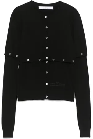 Rokh Cardigan med flere knapper og lageffekt