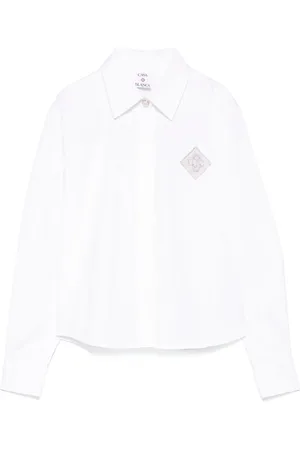 Casablanca Skjorte med monogram-broderi