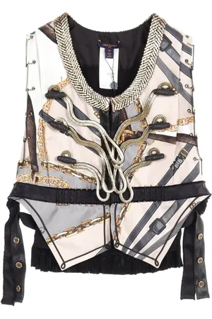 LOUIS VUITTON Vest med tørklædetryk fra 2020