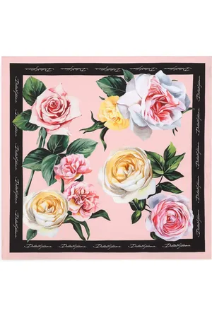 Dolce & Gabbana Tørklæde med blomstertryk