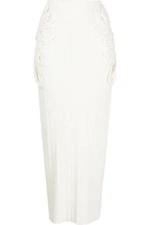 Cult Gaia Chasina strandnederdel med blomstret applikation