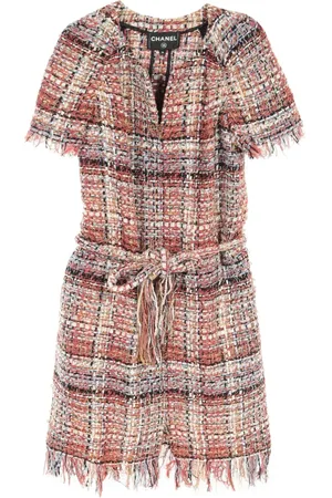 CHANEL Kjole i tweed fra 1986-1988