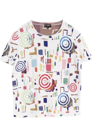 CHANEL Cocomark T-shirt fra 1986-1988