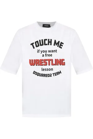 Dsquared2 T-shirt med slogantryk