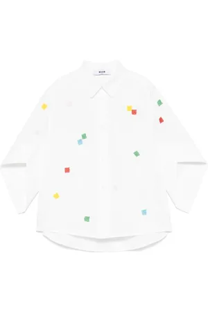 Msgm Skjorte med perleudsmykning