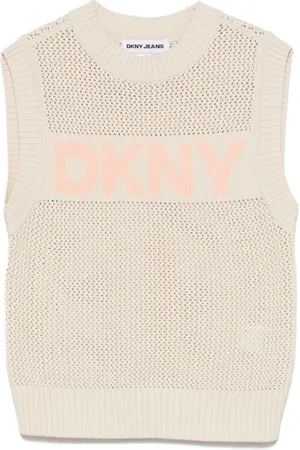 DKNY Vest i jacquard med logo