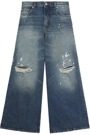 We11 Done Jeans med slitageeffekt