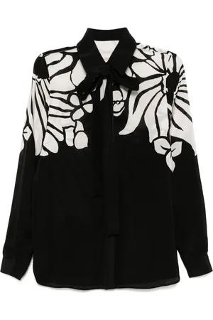 Elie saab Silkeskjorte med tryk