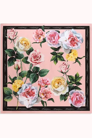 Dolce & Gabbana Tørklæde med blomstertryk