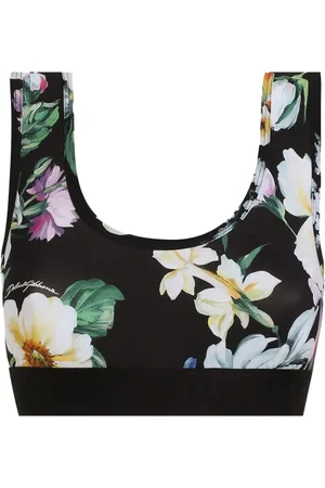 Dolce & Gabbana Cropped top med tryk