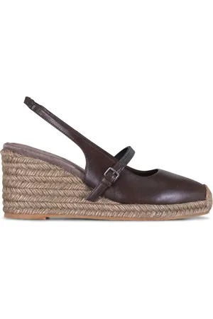 Brunello Cucinelli Espadriller med kilehæl