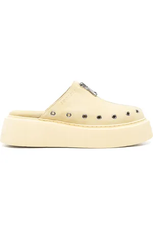 INUIKII Mules med lynlåsdetalje