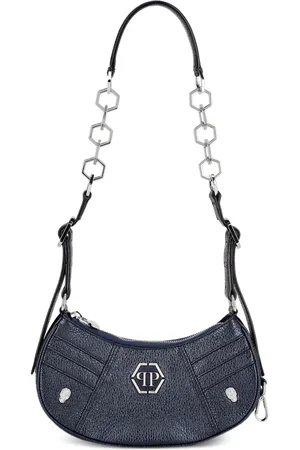 Philipp Plein Mini skuldertaske i læder