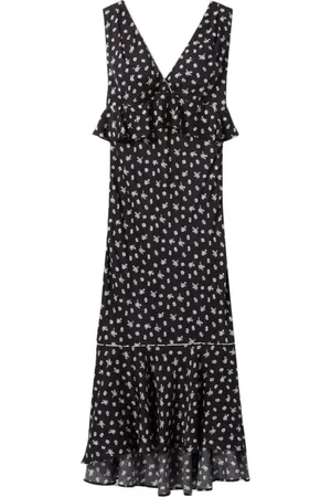 Claudie Pierlot Lang kjole med blomstertryk