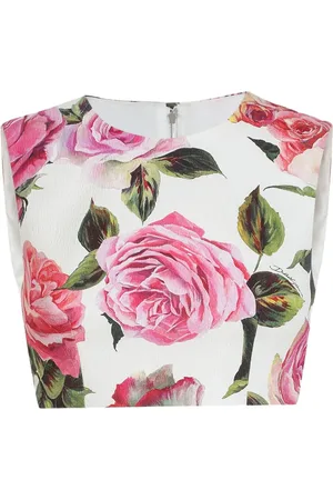 Dolce & Gabbana Cropped top med tryk
